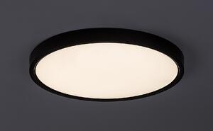 Paulos, indoor ceiling lamp, black plastic lamp with white plastic shade, 24W, with shade: 1850lm, without shade: 2400lm, 4000K