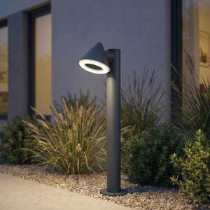 Lindby LED осветление за пътеки Soran, черно, 60 см, метал, IP44, Черен, Метал, Модерен