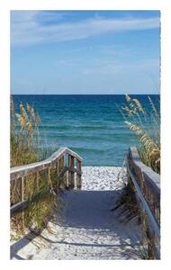 Флизелинов фототапет пясъчна крайбрежна алея 150 x 250 см