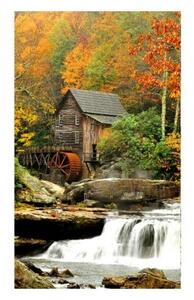 Флизелинов фототапет мелница в гората 150 x 250 см