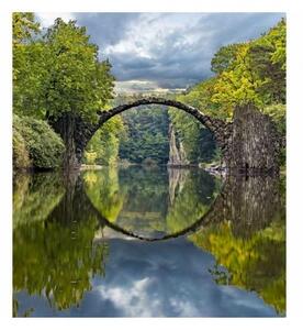 Флизелинов фототапет пейзаж с арков мост 225 x 250 см