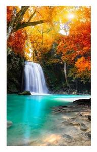Флизелинов фототапет водопад насред гората 150 x 250 см