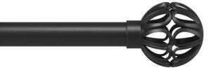 UMBRA Телескопичен корниз - ARIA PIN-POINT - цвят черен мат - размер - 107-305 см