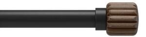 UMBRA Телескопичен корниз - EVIE PIN-POINT - цвят черен / орех - размер - 107-305 см