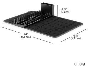 UMBRA Сушилник с приставка за прибори UDRY ULTRA - цвят черен