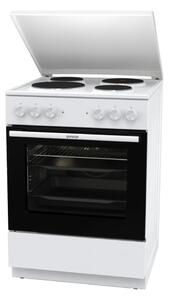 Готварска печка Gorenje GE6A41WB, клас A, 71л. обем, 4 нагревателни зони, MultiAir, Defrost, FastPreheat, BigSpace, бяла