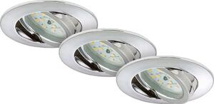 Briloner 7209-038 - К-кт 3x LED Лампа за вграждане в баня LED/5W/230V IP23