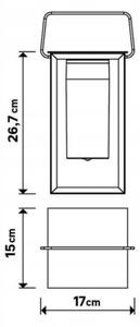 LED Димируема екстериорна лампа MESHY LED/2W/5V IP44
