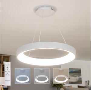 Brilagi - Димируем LED полилей на кабел FALCON II LED/99W/230V Ø 60 cm бял + дистанционно управление