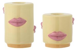 Глинени свещници в комплект 2 бр. Sassy – Bloomingville