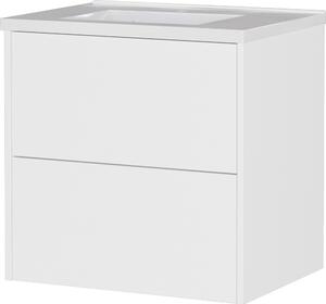 Бял матов стенен шкаф за мивка 61x61 cm Bodera – Germania