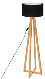 Лампион atmosphera Molu, Дърво, 141 cm - Черен