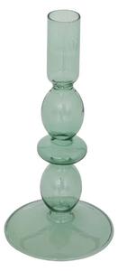 Свещник atmosphera Bubble, Стъкло, 20 cm - Зелен