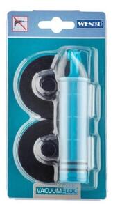 Комплект от 2 черни самоподдържащи се адаптера за стена и помпа Vacuum-Loc Classic Plus - Wenko