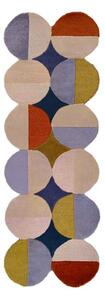 Ръчно изработена вълнена пътека 80x230 cm Mia Ellipse – Flair Rugs