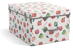 Картонена кутия за съхранение с капак/декоративна 37x50x15 cm Engla Christmas Storage – Bigso