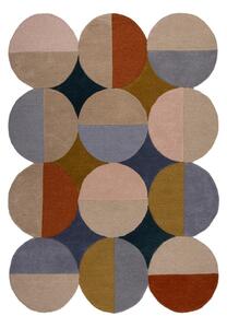 Ръчно изработен вълнен килим 120x170 cm Mia Ellipse – Flair Rugs