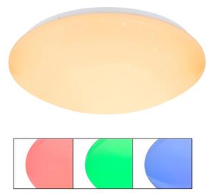 Globo 48363-24RGB - LED RGB таванно осветително тяло ATREJU с възможност за димиране, 24W/230V, Ø 41 см + дистанционно управление