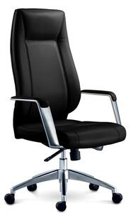 Директорски стол RFG VINCI HB, екокожа, черен