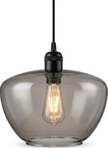 Полилей с кабел SEVENTIES E27/40W/230V опушено/сиво