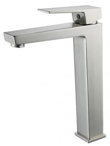 СМЕСИТЕЛ ЗА УМИВАЛНИК ЕЛИНОР ВИСОК 1418191BRUSH NICKEL