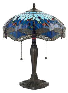 Endon 64089 - Настолна лампа Tiffany DRAGONFLY 2xE27/60W/230V, диаметър 41 см