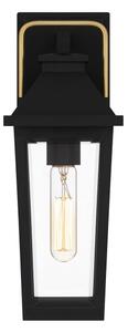 Quoizel QZ-BUCKLEY-S-MBK - Външно стенно осветително тяло BUCKLEY S 1xE27/40W/230V IP44
