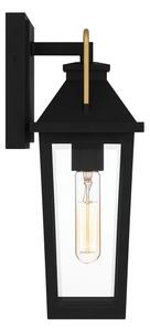 Quoizel QZ-BUCKLEY-S-MBK - Външно стенно осветително тяло BUCKLEY S 1xE27/40W/230V IP44