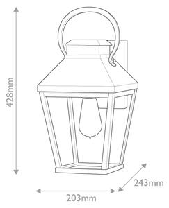 Hinkley HK-DAWSON-M - Външно стенно осветително тяло DAWSON M 1xE27/60W/230V IP44
