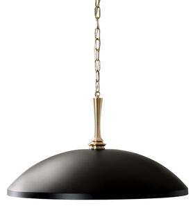 Kichler KL-DELAROSA-P-BK - Пендел DELAROSA 1xE27/60W/230V черен/месинг