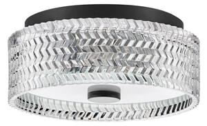 Hinkley HK-ELLE-F-S-BK - Плафон 2xE27/60W/230V Ø 30,5 cm черен