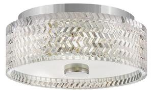 Hinkley HK-ELLE-F-S-CM - Плафон 2xE27/60W/230V Ø 30,5 cm хром