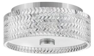 Hinkley HK-ELLE-F-S-CM - Плафон 2xE27/60W/230V Ø 30,5 cm хром