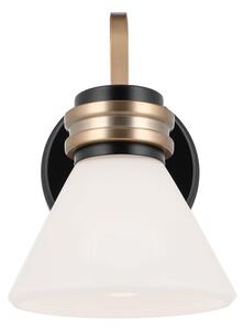 Kichler KL-FARUM1-BK - LED Лампа за баня FARUM 1xG9/3W/230V черен/месинг