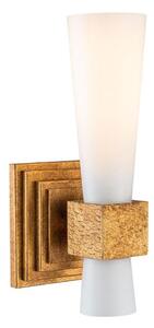 Elstead KRISTY-1WB-DG-OPAL - Аплик KRISTY 1xE27/40W/230V златист