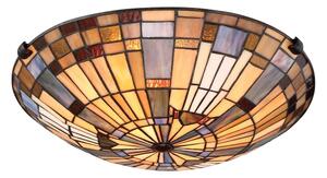 Quoizel QZ-INGLENOOK-F-SMALL-Таванно осветително тяло INGLENOOK 2xE27/60W/230V Ø40,7 см
