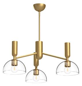 Alora Mood ALM-JUDE3-GD-CL - Висящ полилей JUDE 3xE27/60W/230V месинг