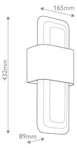 Kichler KL-SERENE-LED-W-NBR - LED Аплик SERENE LED/16W/230V месинг