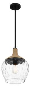 Quoizel QZ-ROYER-1P-MBK - Висящ полилей ROYER 1xE27/60W/230V Ø 30,2 cm