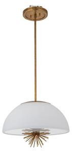 Quoizel STARING-3P-DG-OPAL-Висящ полилей STARING 3xE14/40W/230V Ø 45,7cm златист