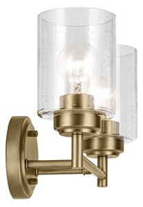 Kichler KL-WINSLOW-2W-NBR - Аплик WINSLOW 2xE27/60W/230V месинг