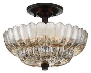 Quoizel QZ-WHITECAP-SF-S - Плафон WHITECAP 3xE14/40W/230V Ø 29,7 cm