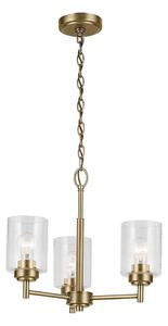 Kichler KL-WINSLOW3-NBR - Пендел WINSLOW 3xE27/60W/230V месинг