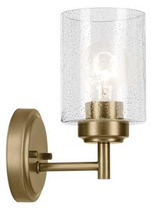 Kichler KL-WINSLOW-1W-NBR - Аплик WINSLOW 1xE27/60W/230V месинг