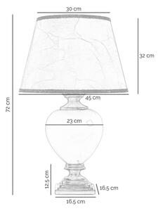 ONLI - Настолна лампа AMADEUS 1xE27/15W/230V 72 cm зелен/златист