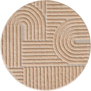Светлорозов кръгъл килим ø 120 cm Art 1121 – Ayyildiz Carpets