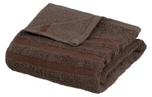 Кафява памучна хавлиена кърпа от тери 70x140 cm Simple – Casa Selección