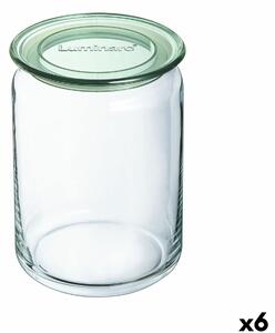 Буркан Luminarc Pure Jar Зелен Cтъкло 1 L (6 броя)