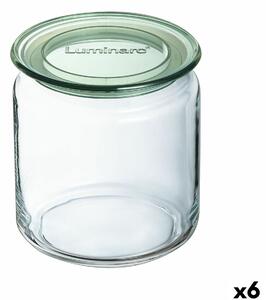 Буркан Luminarc Pure Jar Зелен Cтъкло 750 ml (6 броя)