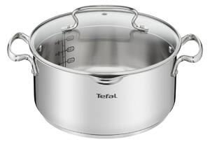 Съд от неръждаема стомана с капак за индукция 5 л Duetto+ - Tefal
